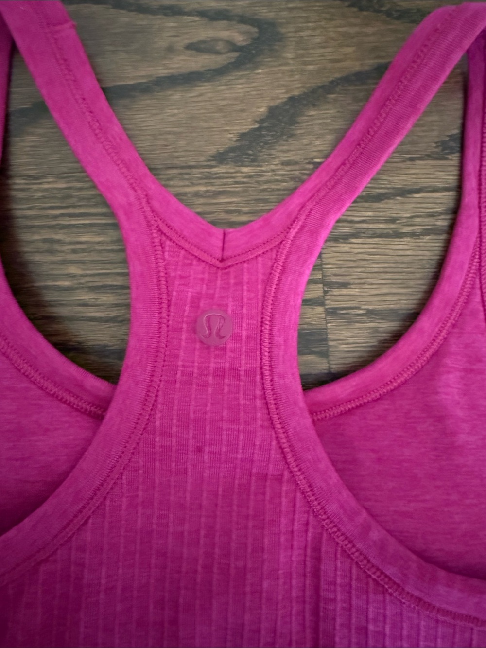 Bright Fuchsia Racerback Tank Top - Picture 3 of 3